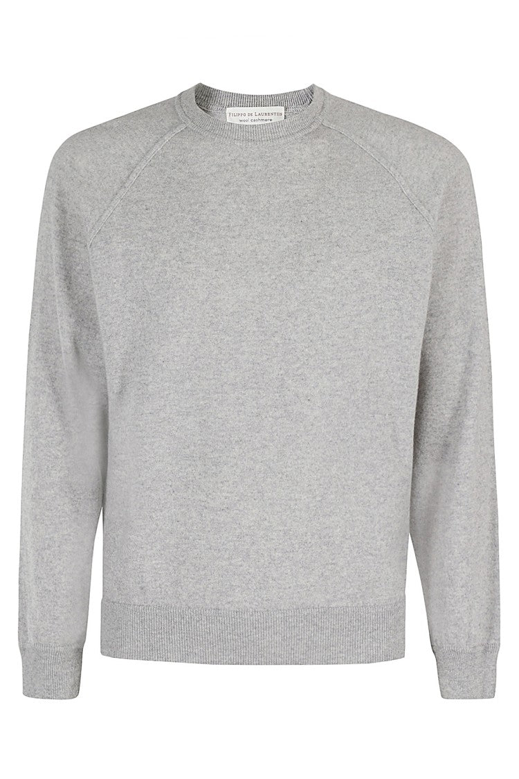Soft Wool Blend Crew Neck Pullover