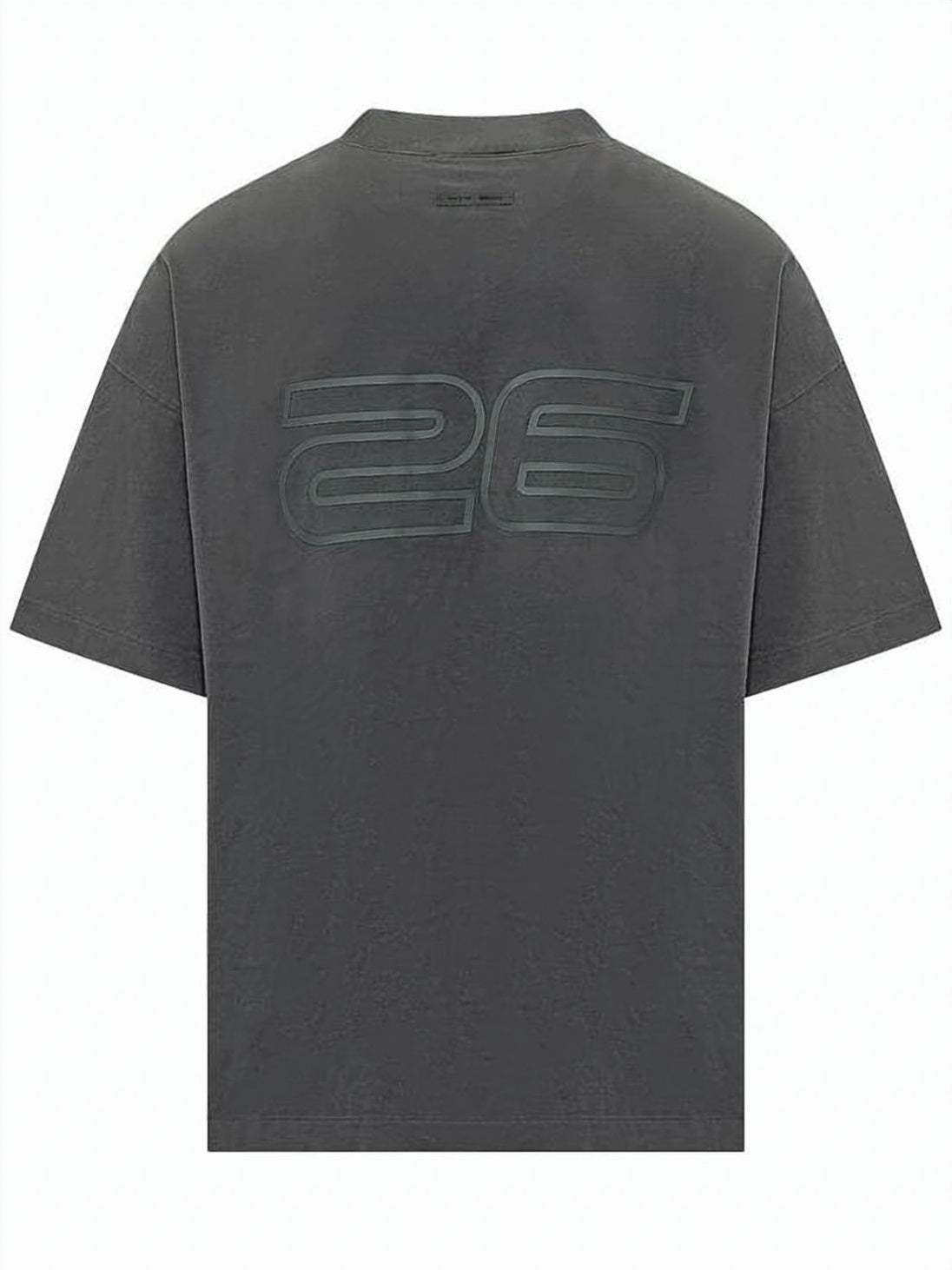 Boxy-Fit Cotton T-Shirt with Embossed Detailing