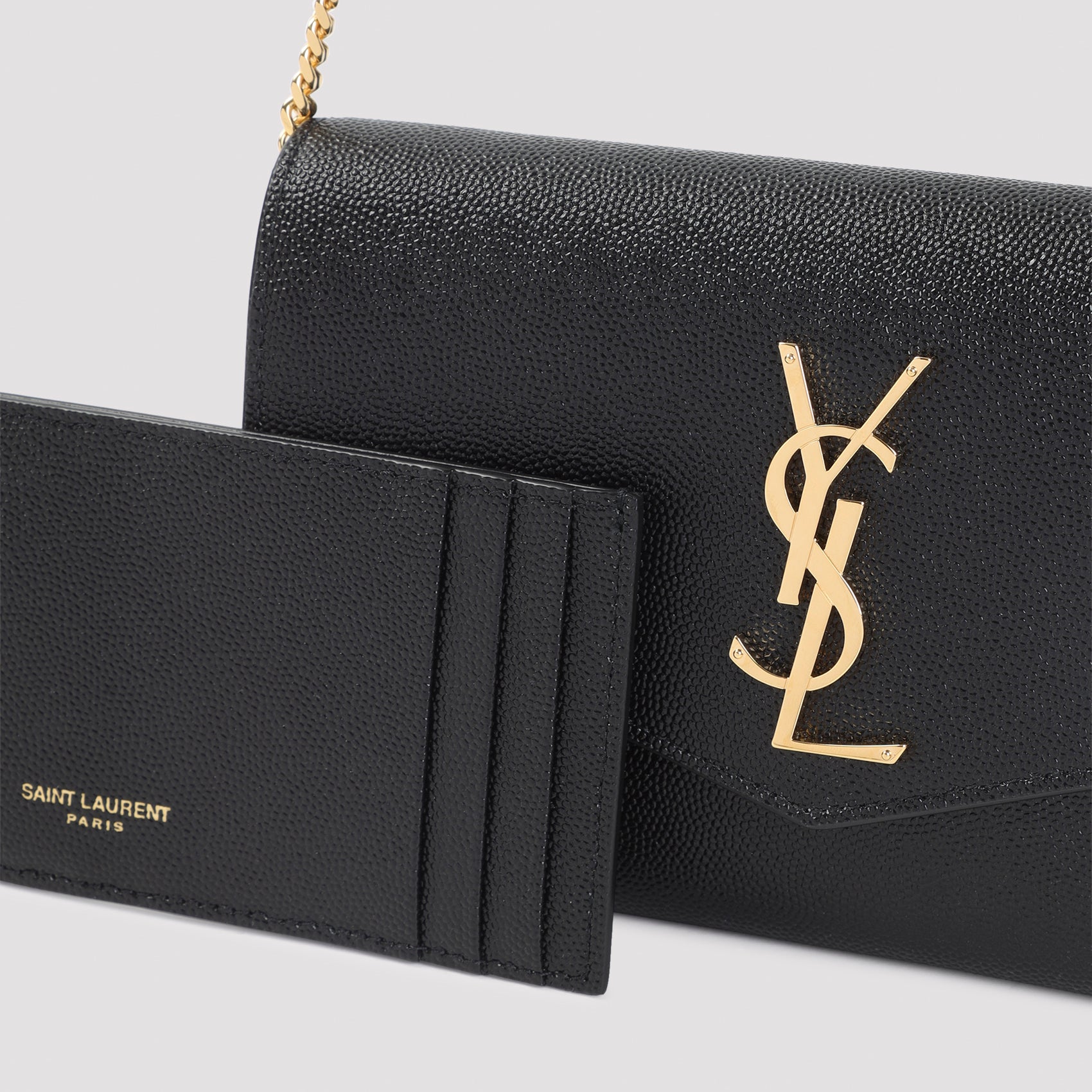 Textured Calf Leather Clutch