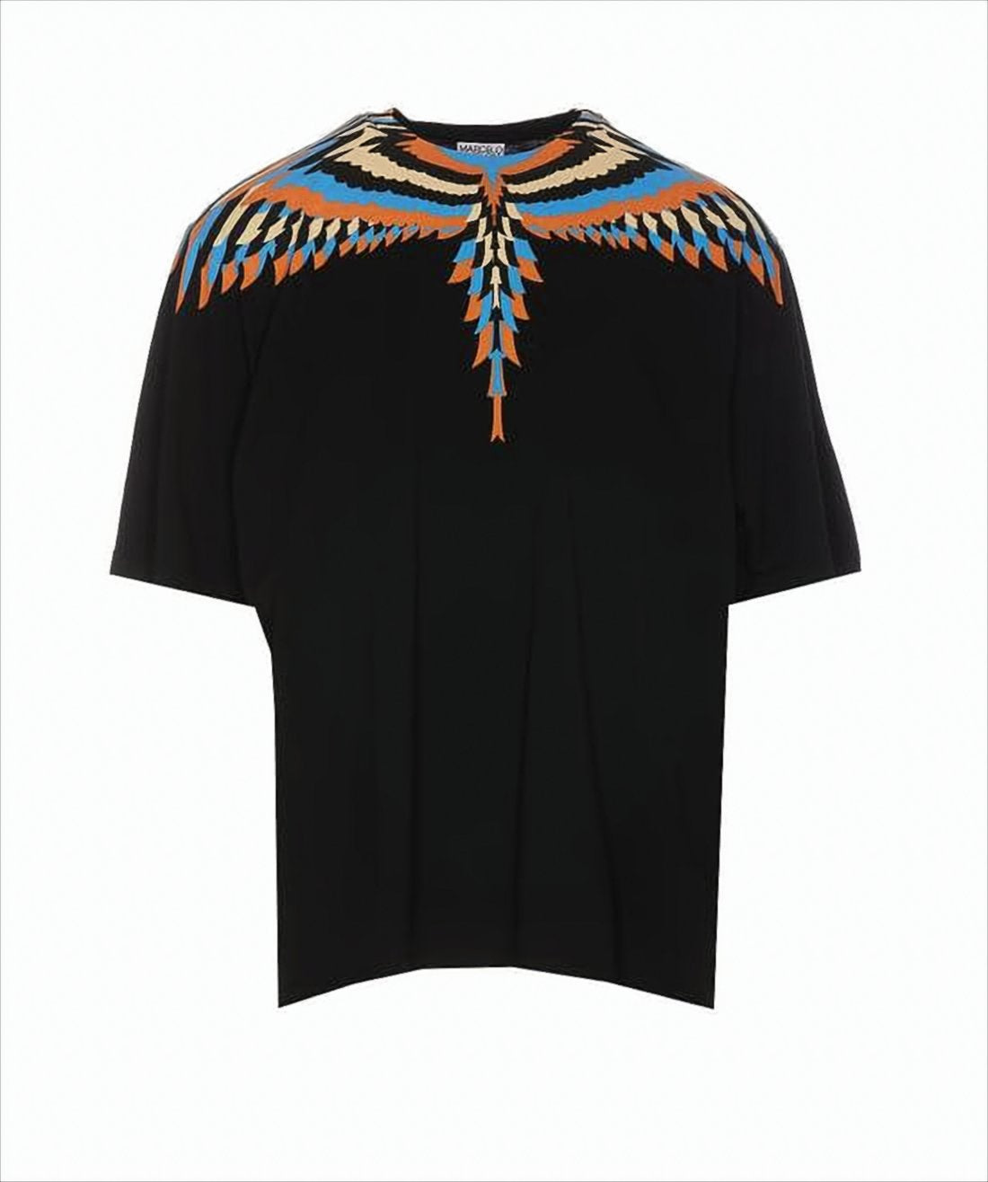 Short-Sleeve Graphic T-Shirt with Wing Motif