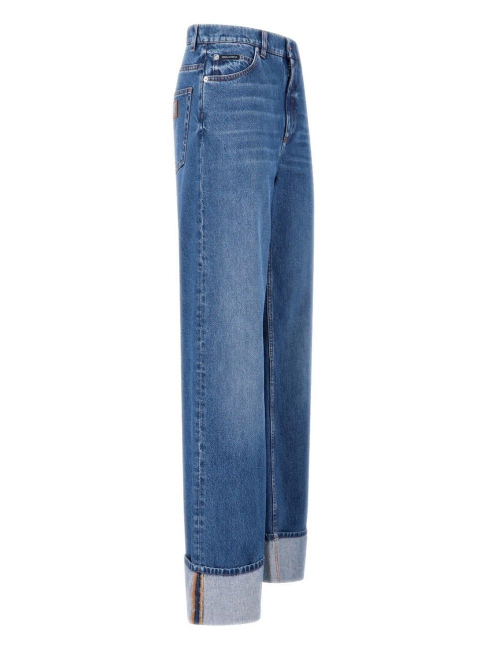 Cuffed Jeans – Blue