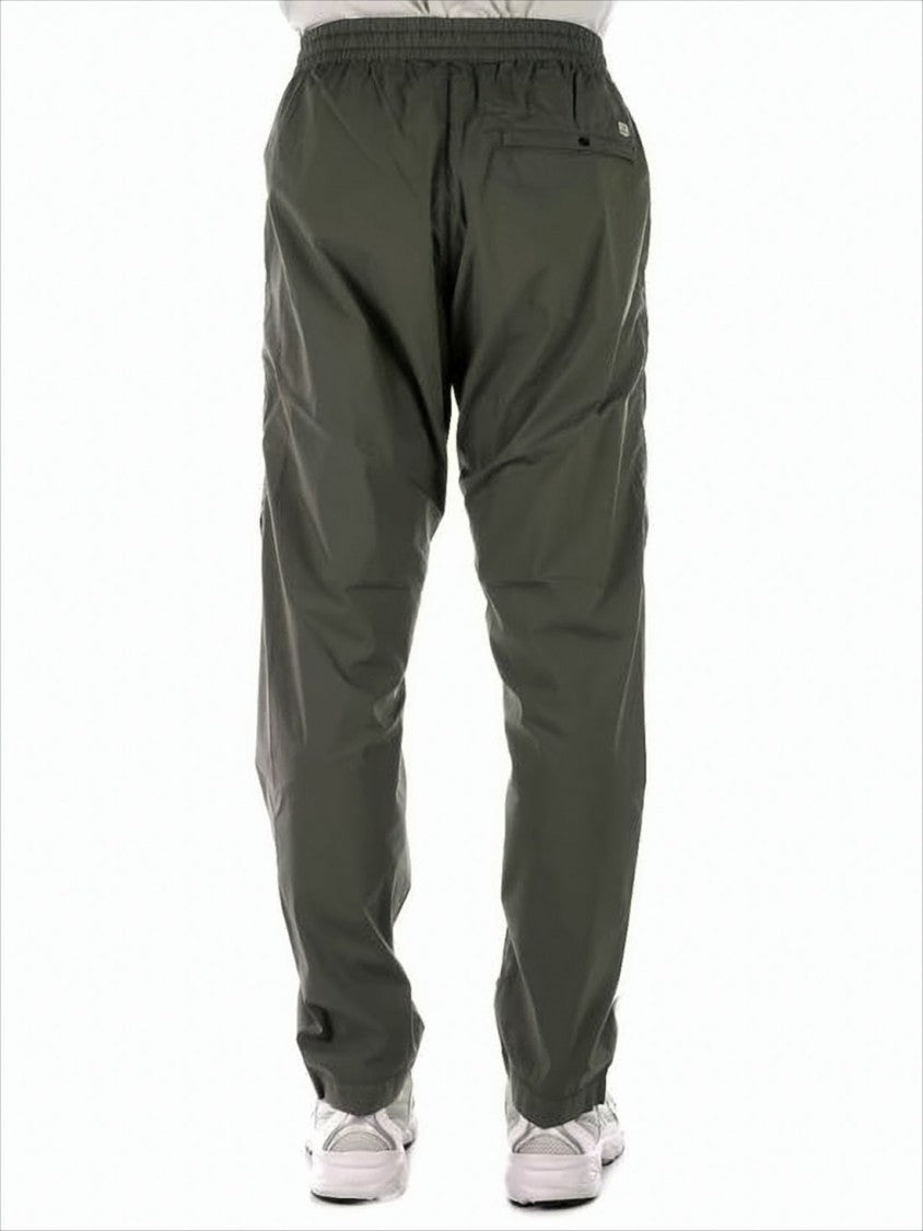 Utility-Inspired Straight Pants with Flap Pockets