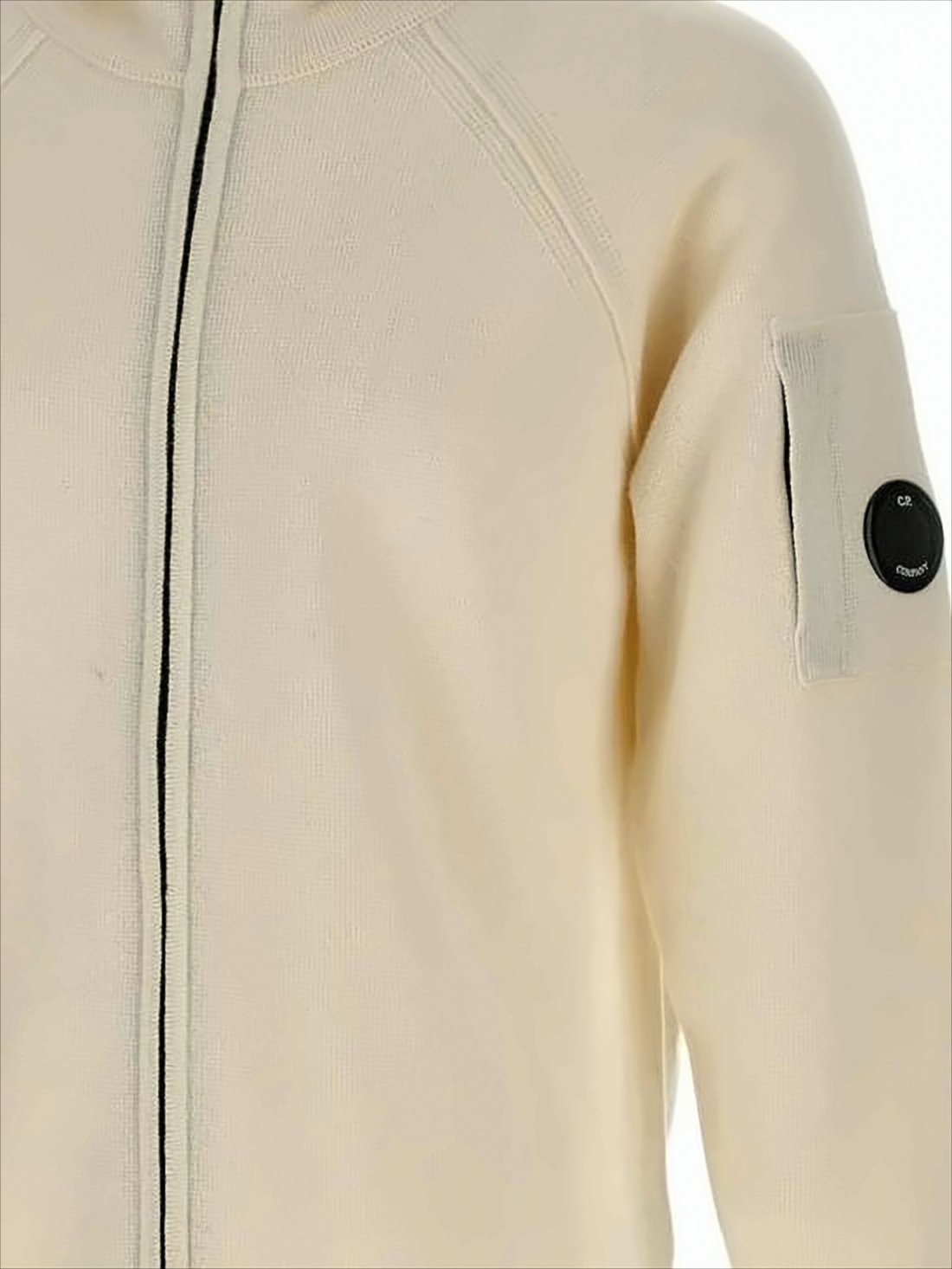 GRS Full-Zip Hooded Sweater in Soft Wool Blend
