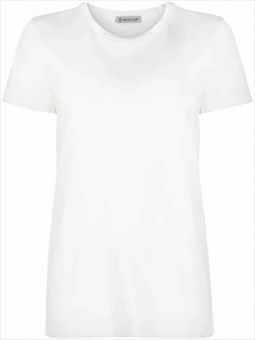 T-shirt z krótkim rękawem i okrągłym dekoltem