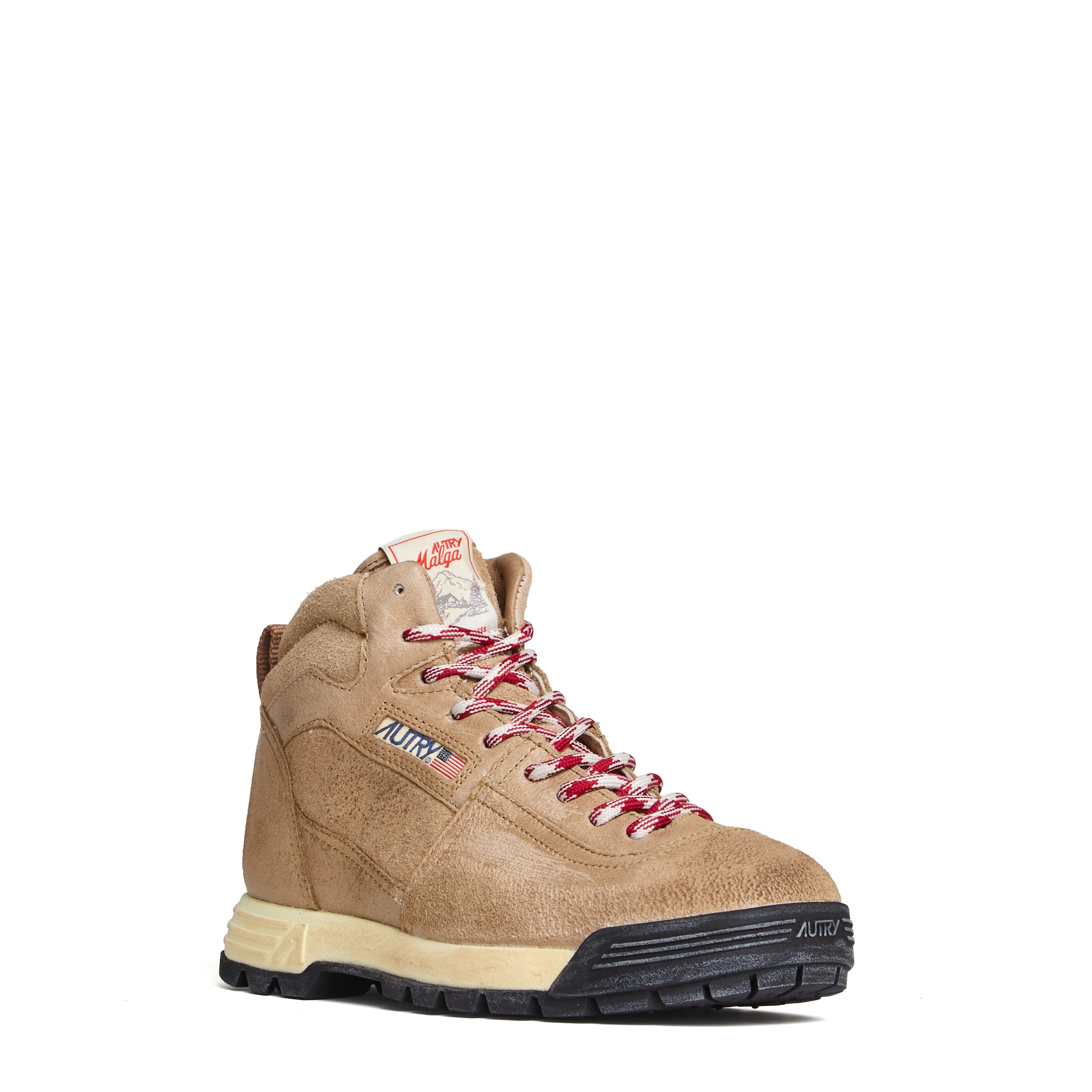 Malga Mid Cigar Suede Sneakers
