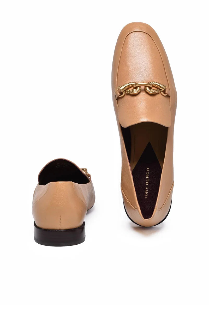 Leather Loafers - Beige