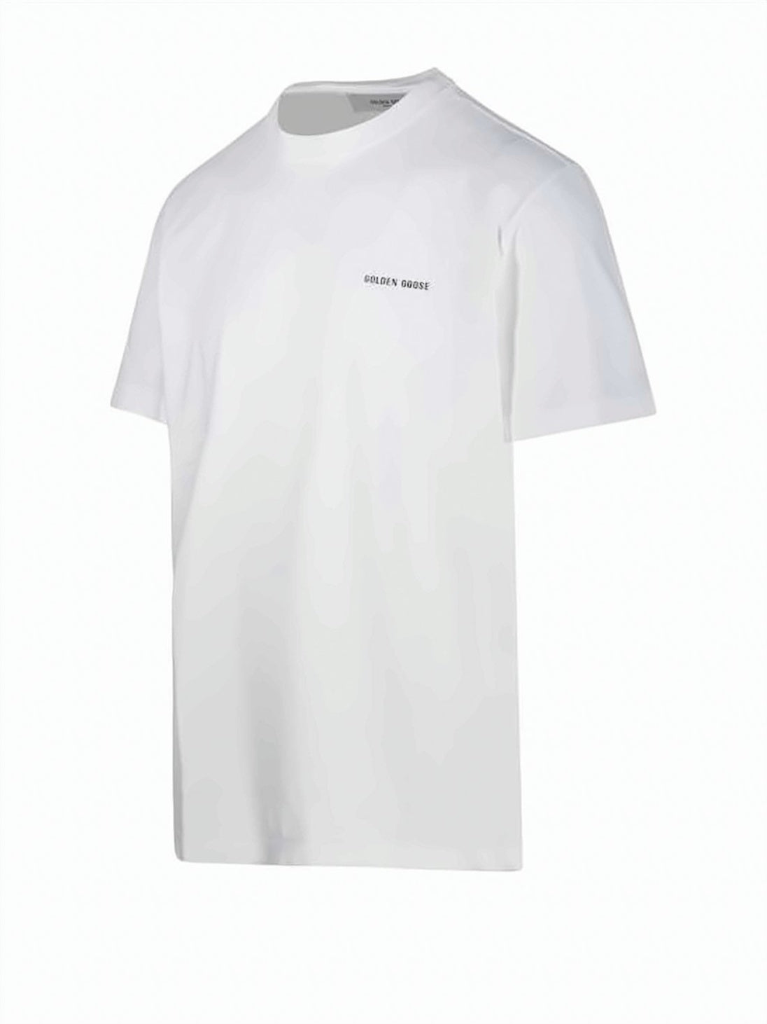 Classic Short-Sleeve White T-Shirt with Subtle Logo