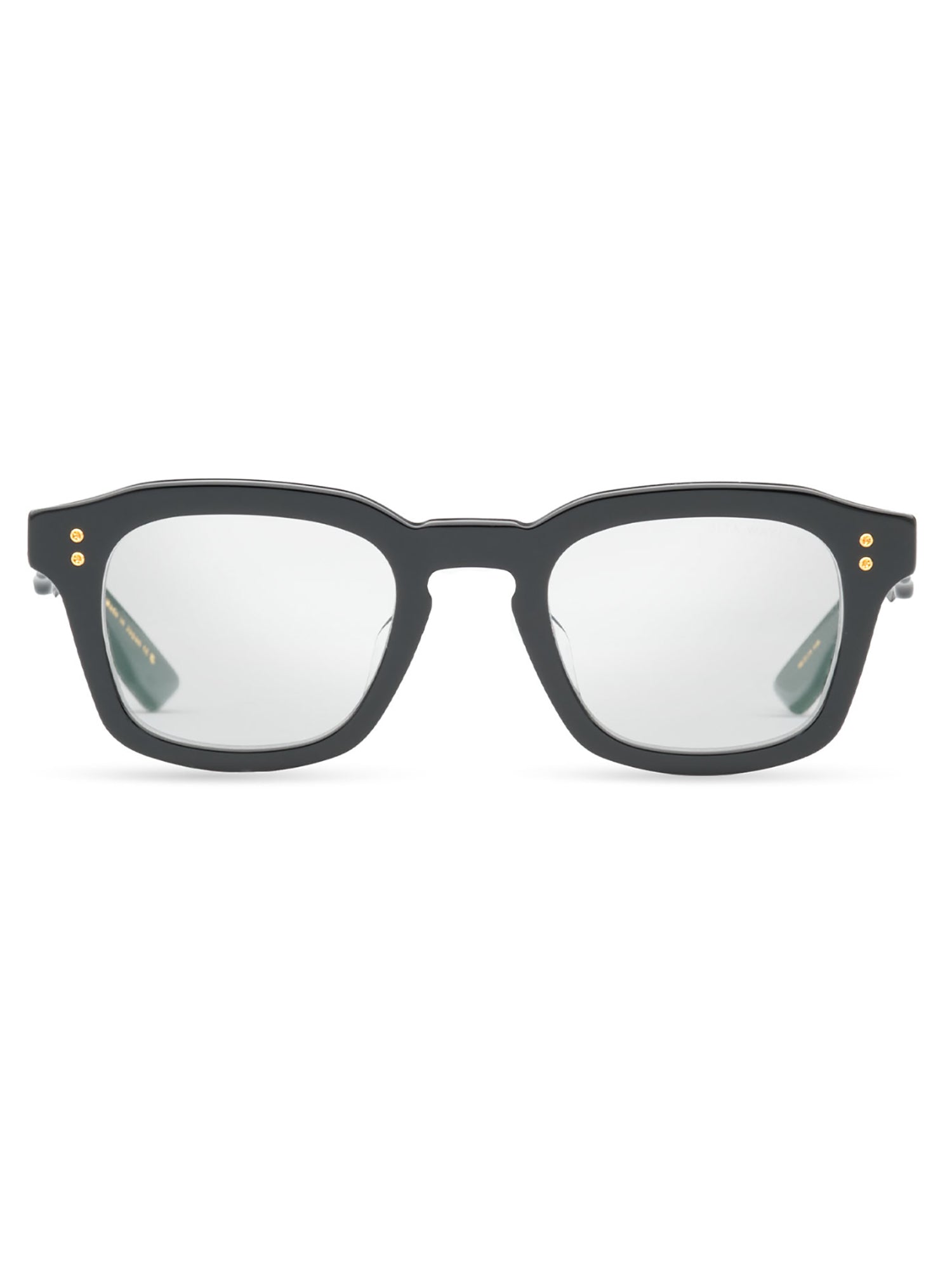 Rectangular Black Acetate Eyeglass Frames