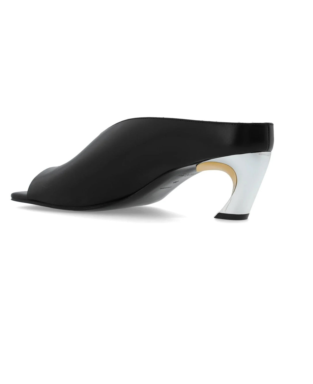 Open-Toe Pumps With Curved Heel