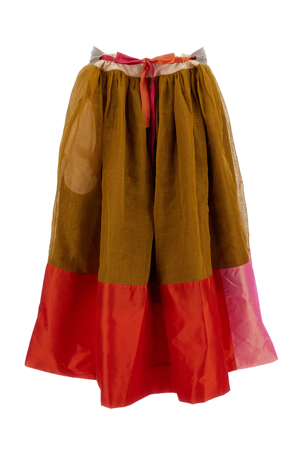 Multicolor Reversible Balloon Skirt