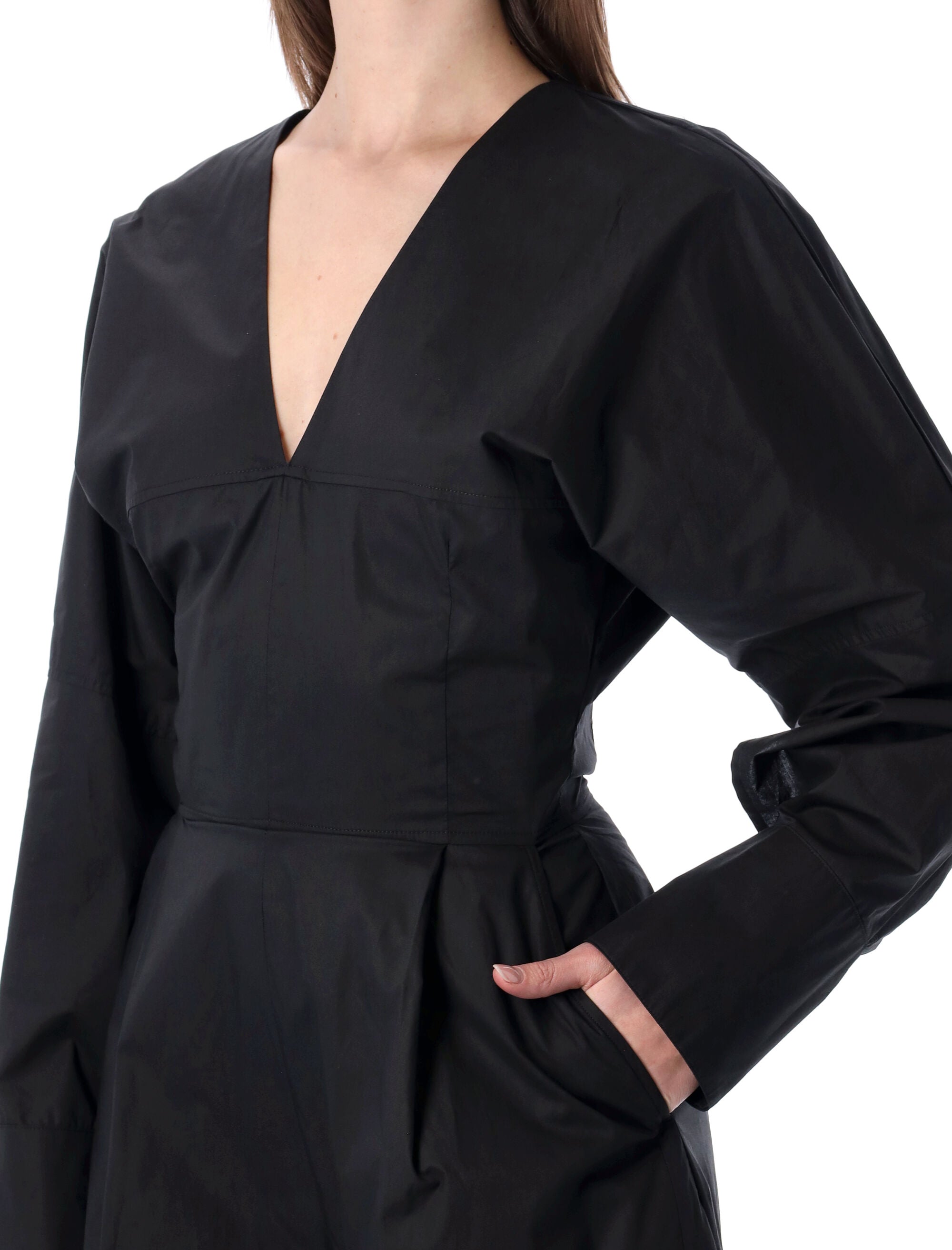 Poplin Drew Jumpsuit With Cinched Waist