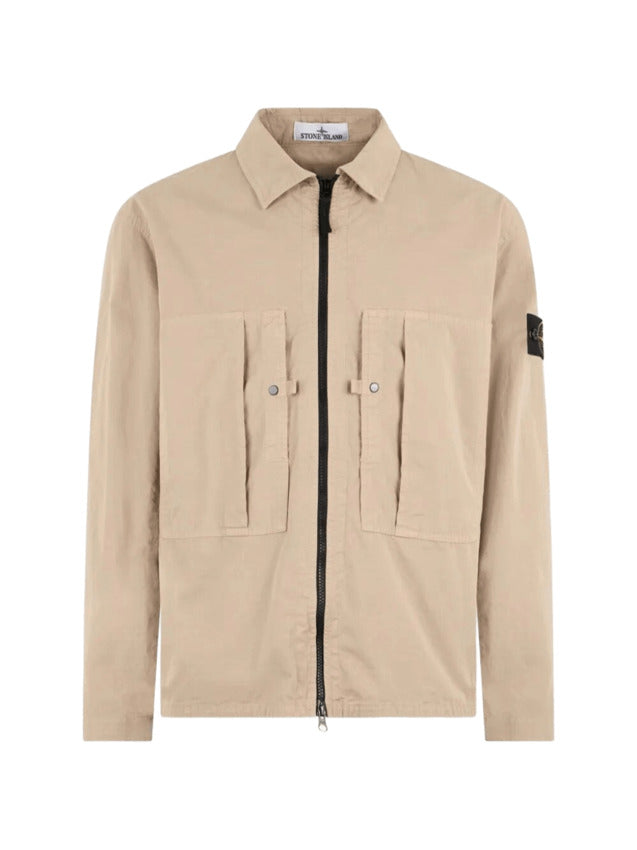 Comfort Fit Stone Desert Overshirt