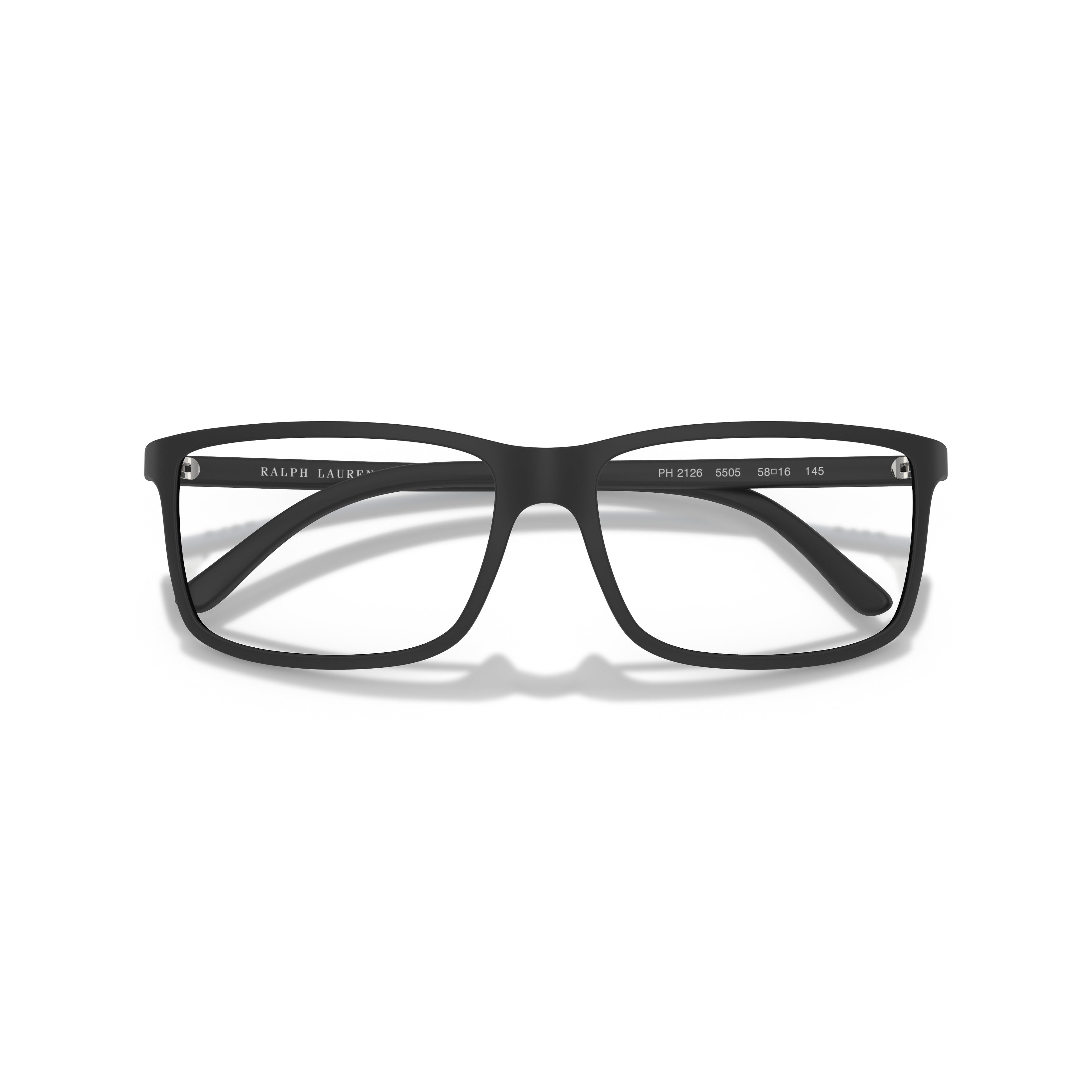 0ph2126 Rectangular Matte Black Eyeglasses