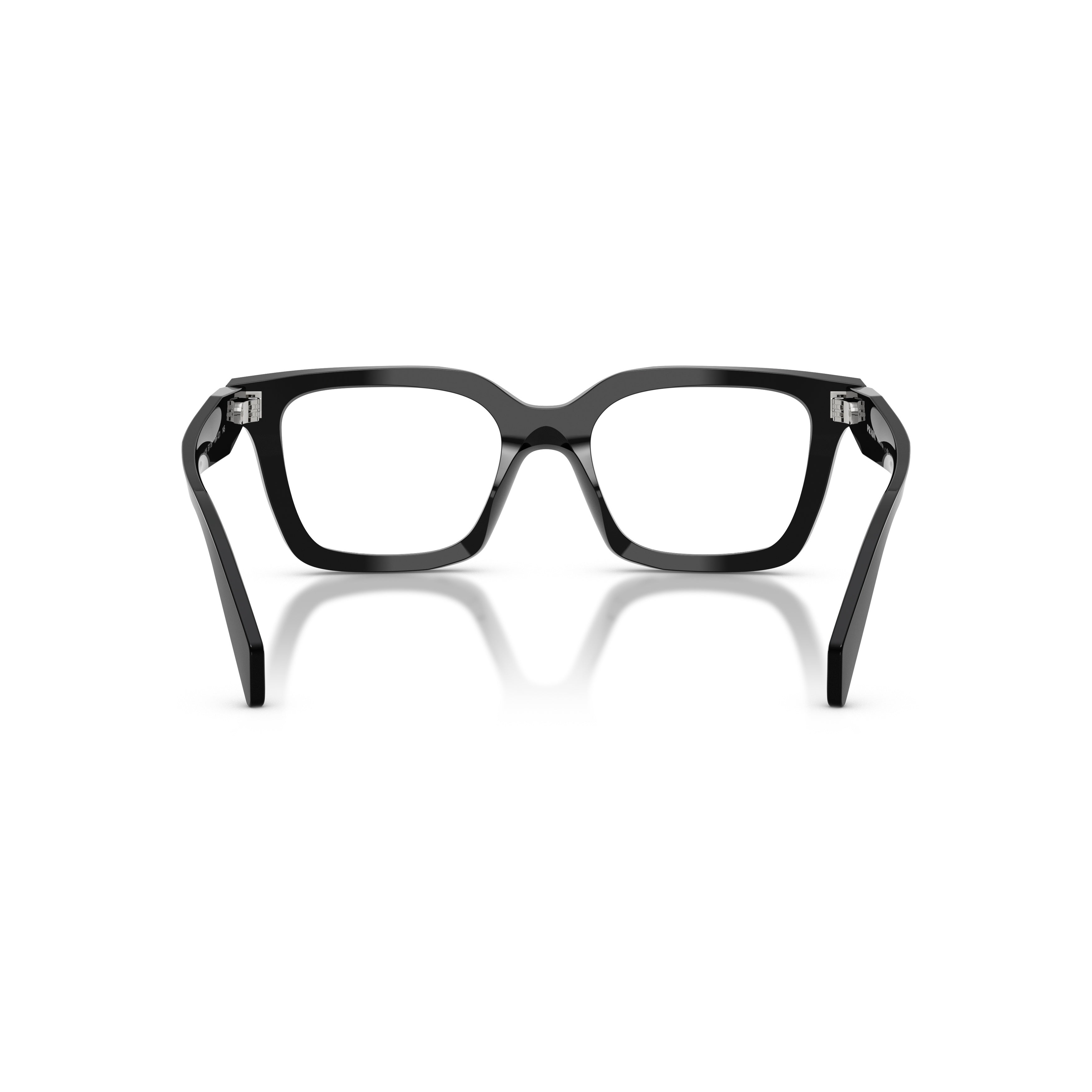 0pr C08v Rectangular Black Acetate Eyeglasses