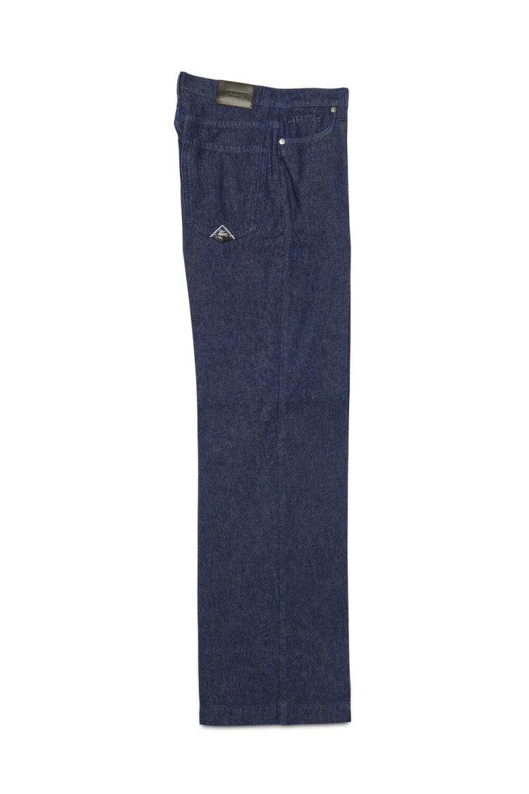 High-Waisted Loose-Fit Jeans With Classic 5-Pocket Design