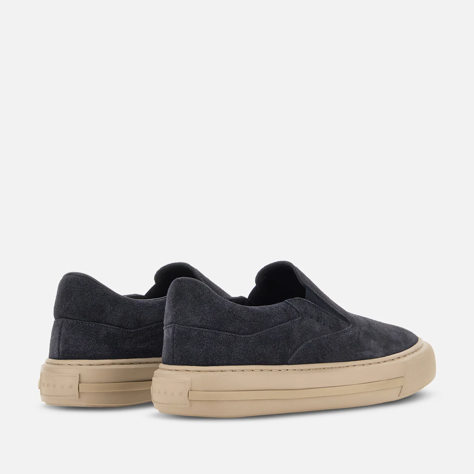 Sophisticated Blue H691 Slip-On Sneakers