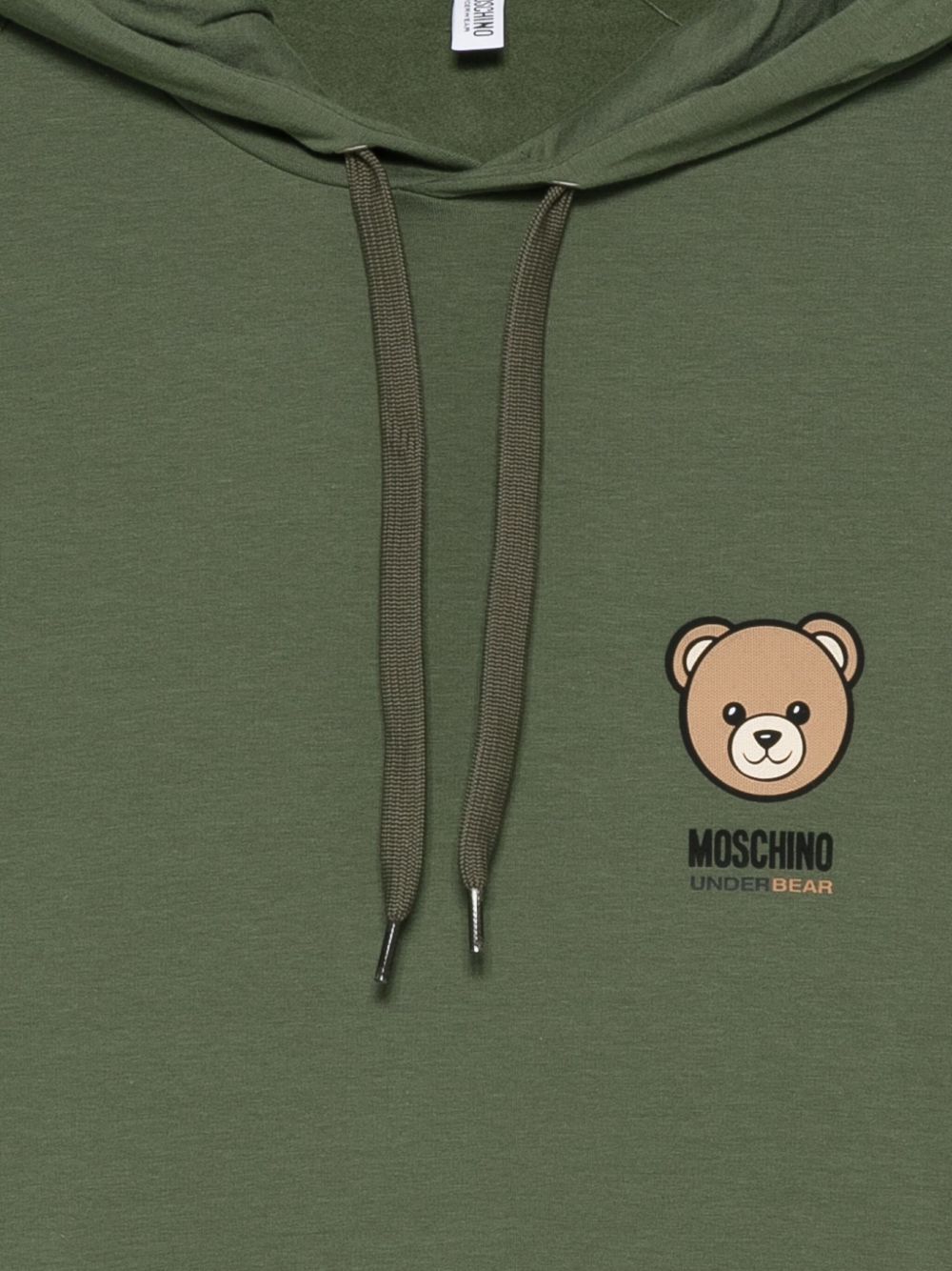Signature Teddy Bear Motif Hoodie