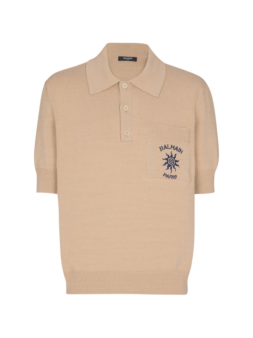 Short Sleeve Polo Shirt With Button Placket