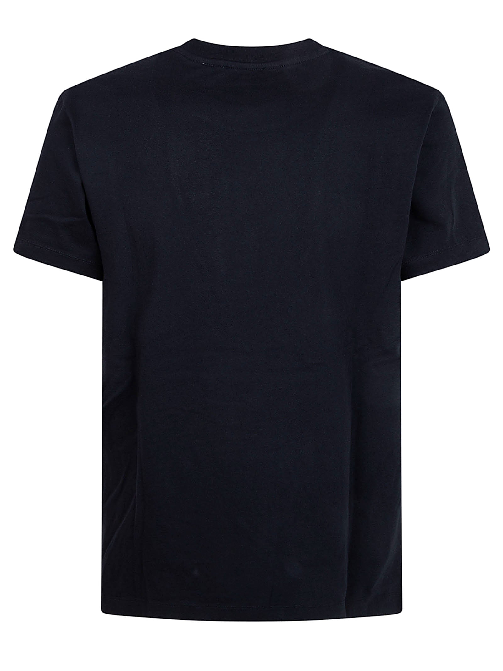 Slim Fit Minimalist Black T-Shirt with Iconic Arrow Logo