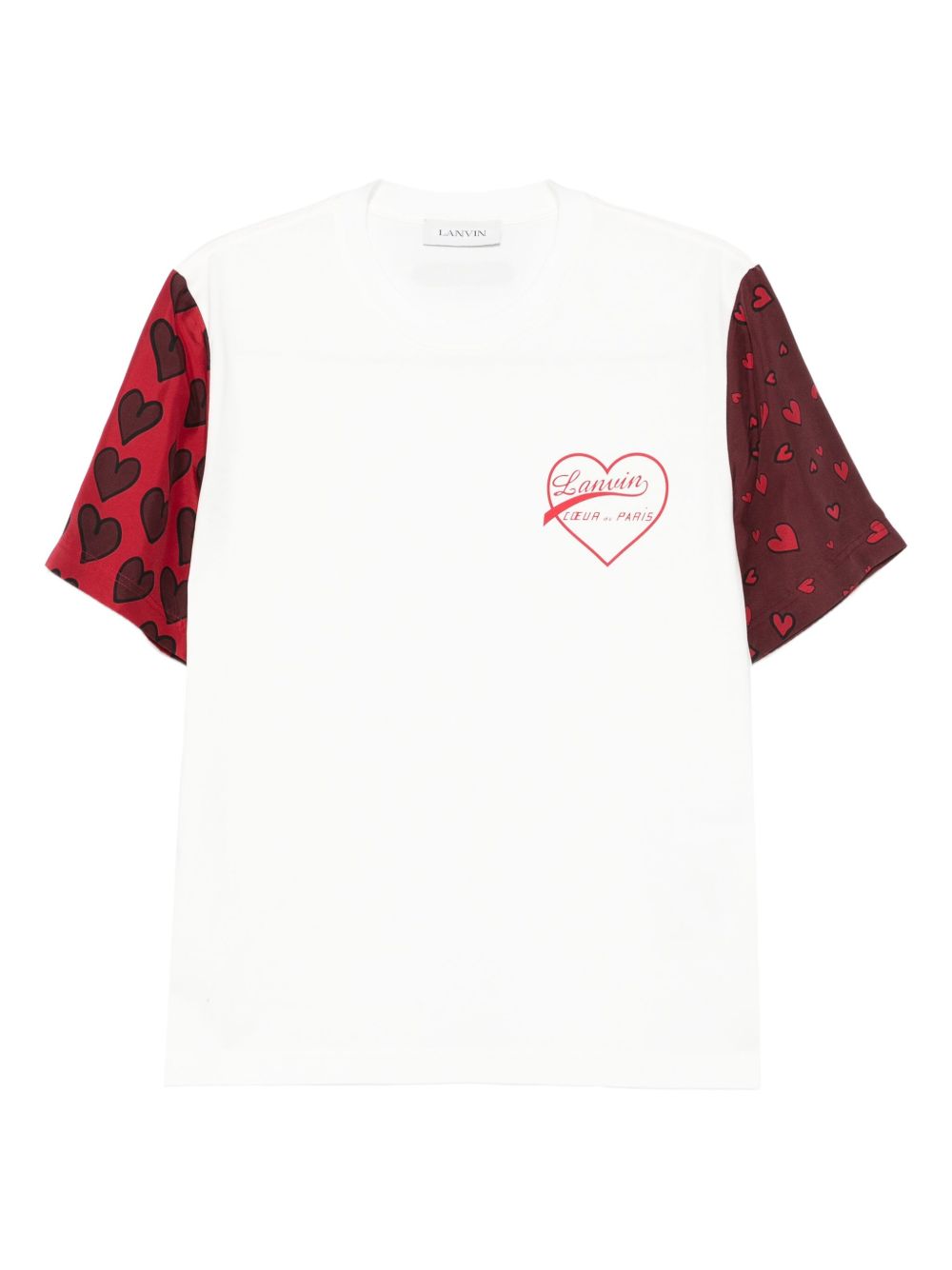 Short-Sleeve Cotton-Silk Blend Top