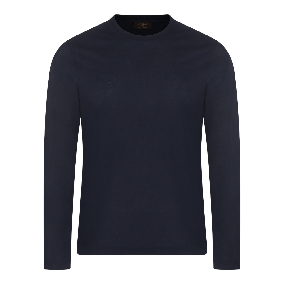 Fine Knit Crew Neck Sweatshirt
