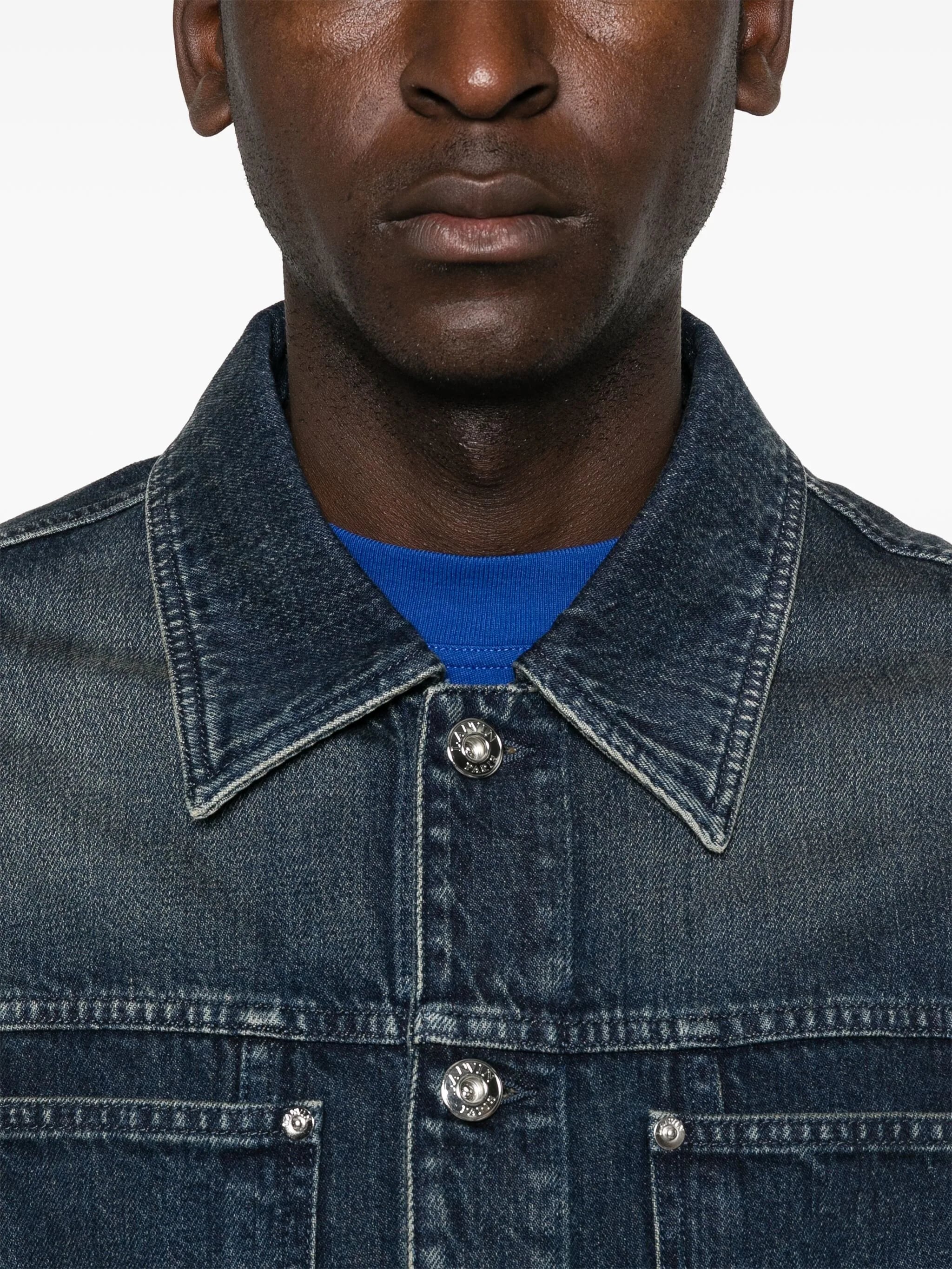 Blue Veste Classique Refined Denim Jacket
