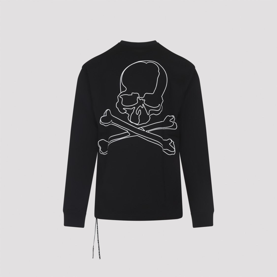 Long-Sleeved T-Shirt With Bold Skull Graphic