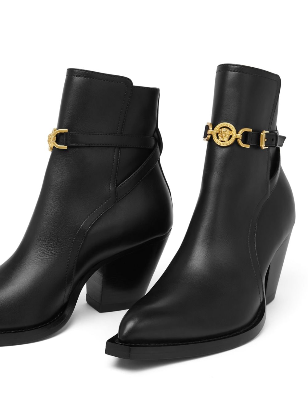 Calf Leather Ankle Boots