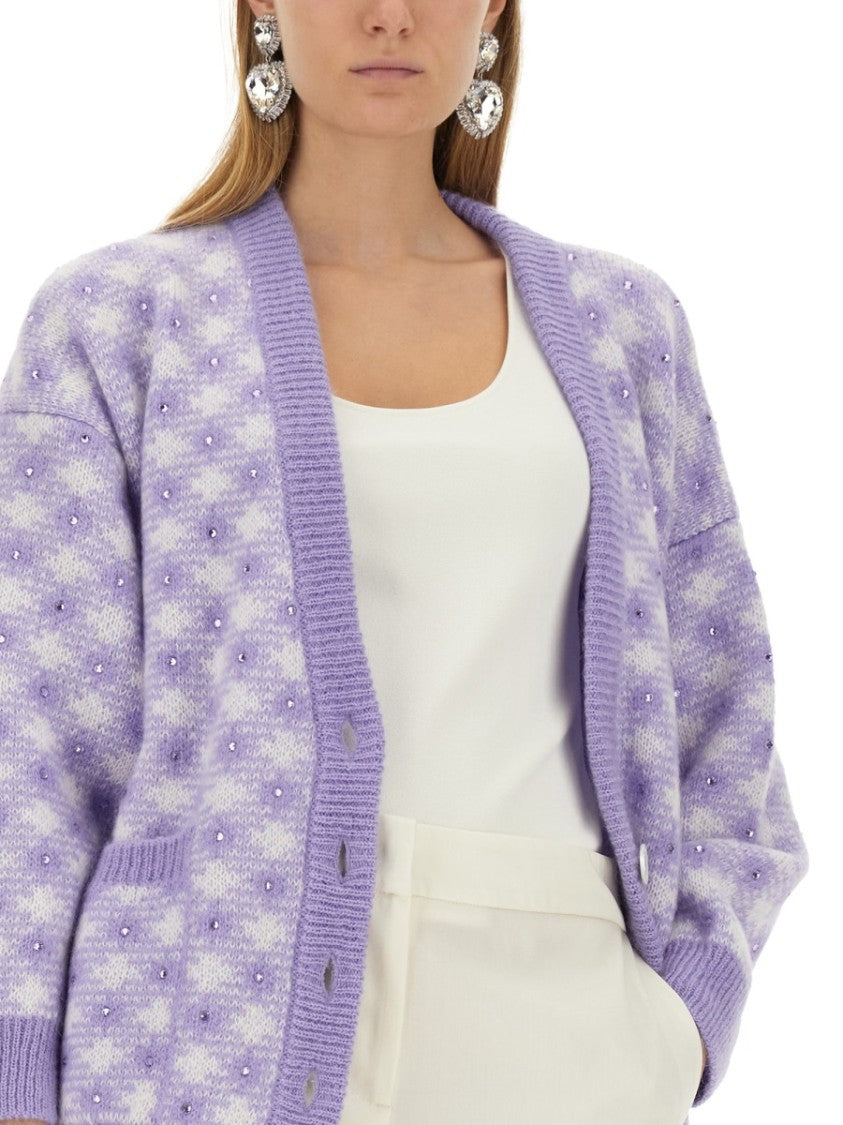 Textured V-Neck Cardigan