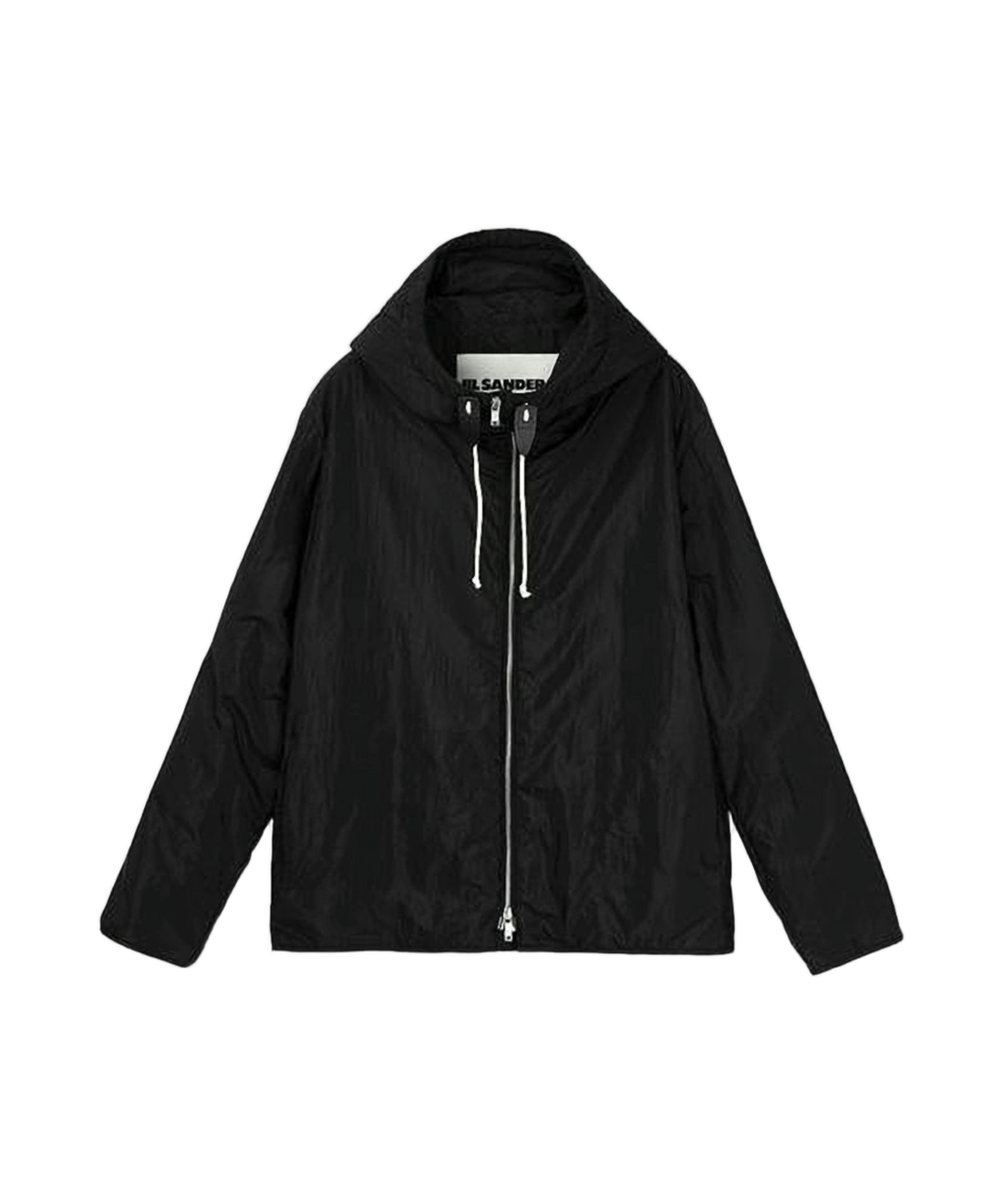 Lightweight Black Jacket with Hood