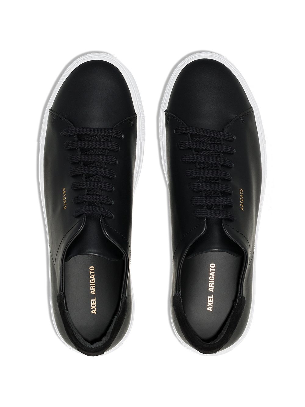 Black Leather Sneakers