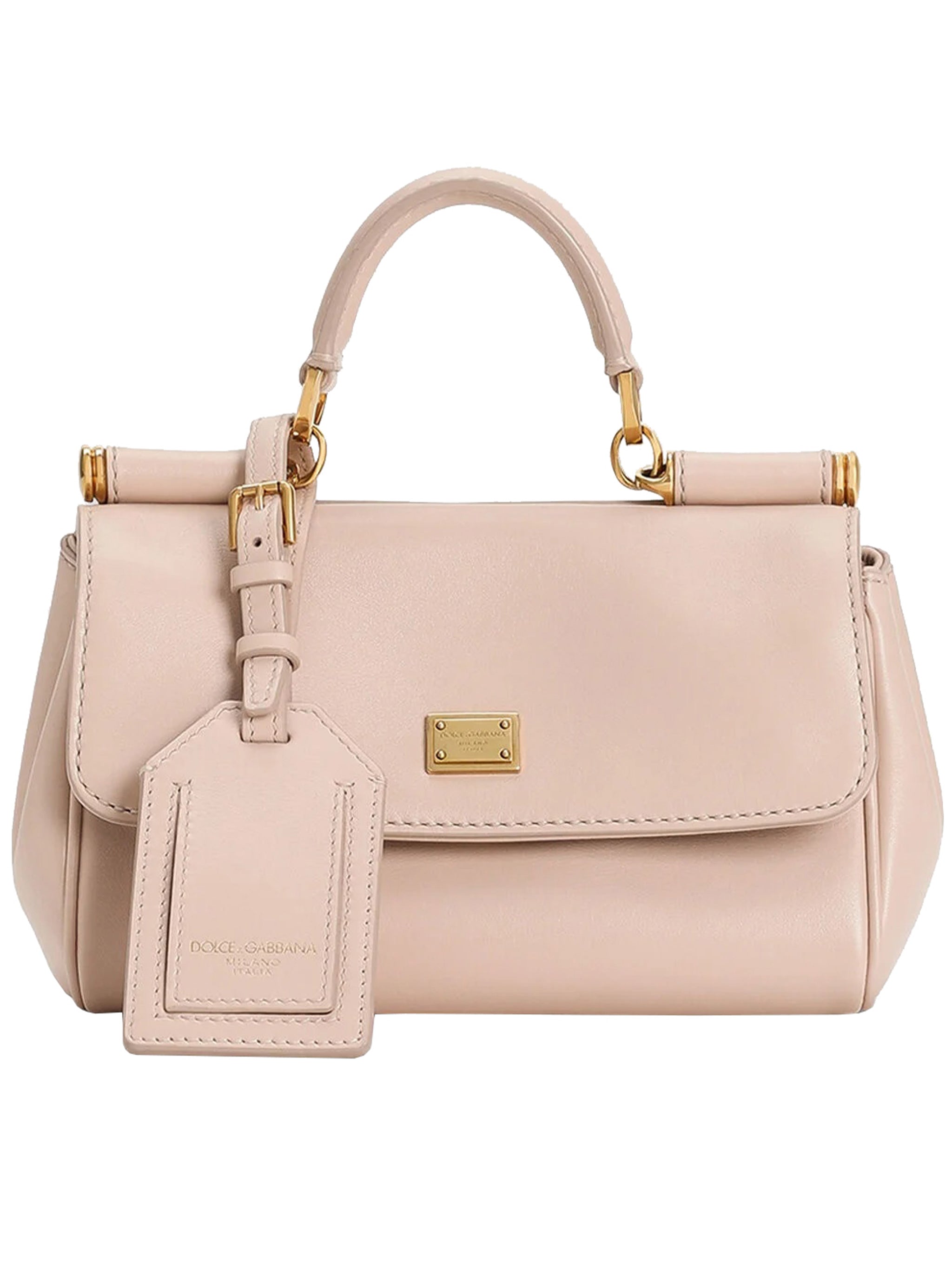 Neutrals Vit. Plonge Structured Leather Handbag