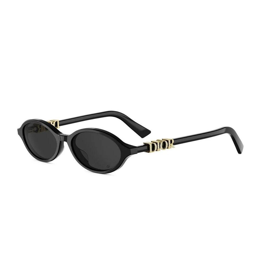 Treasure R1I Oval-Silhouette Black Acetate Diortreasure R1I Sunglasses