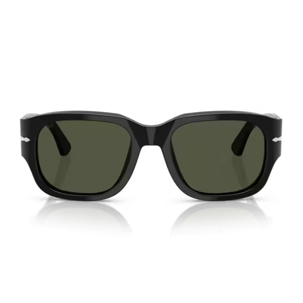 Po3380S Square Black Acetate Sunglasses