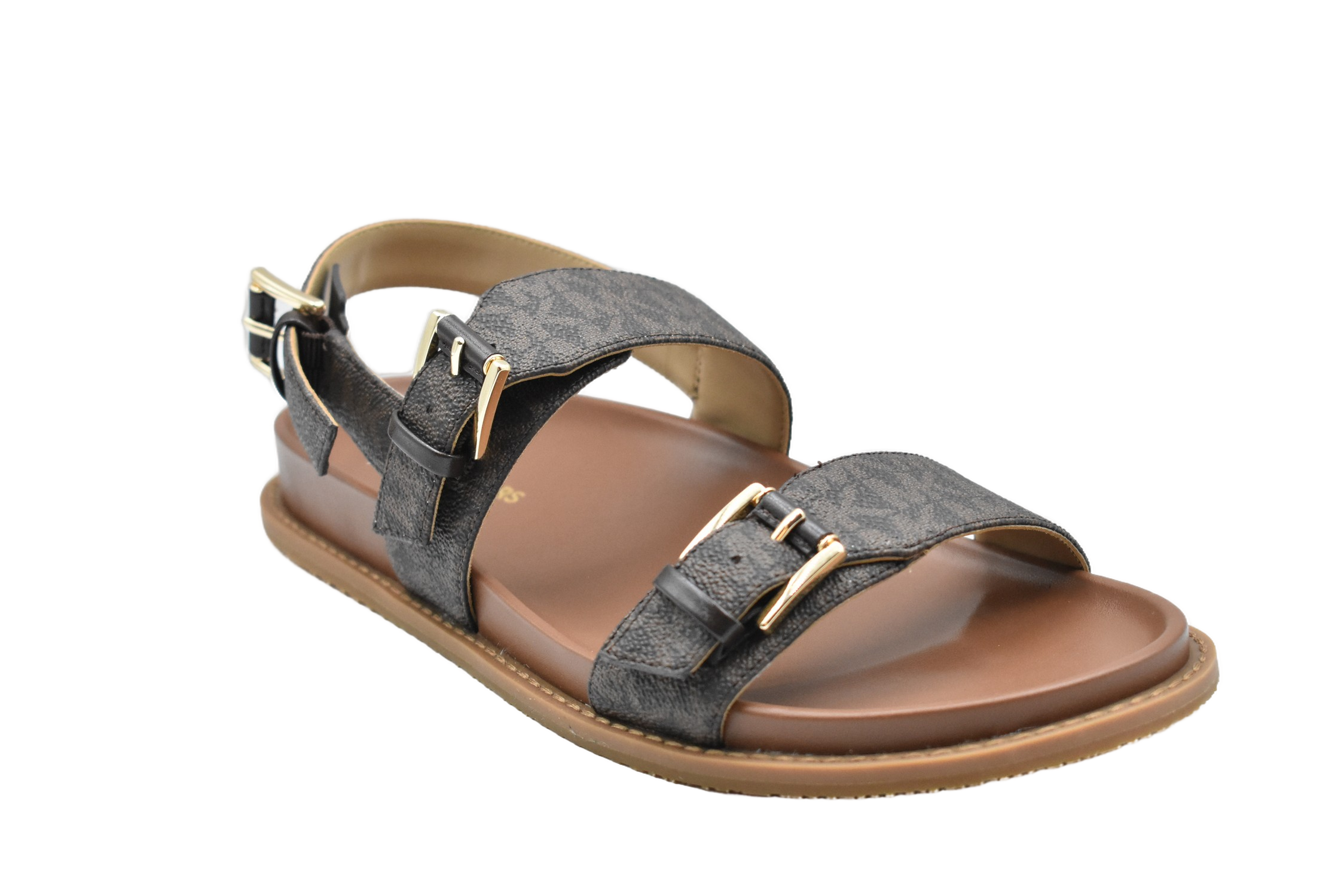 Nia Sandals With Logo-Printed Buckle Straps