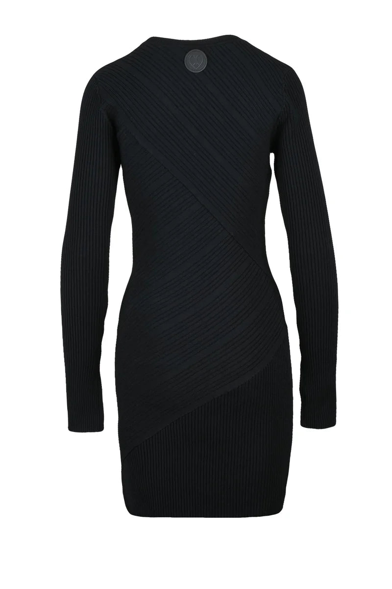 Short Jersey Dress - Black