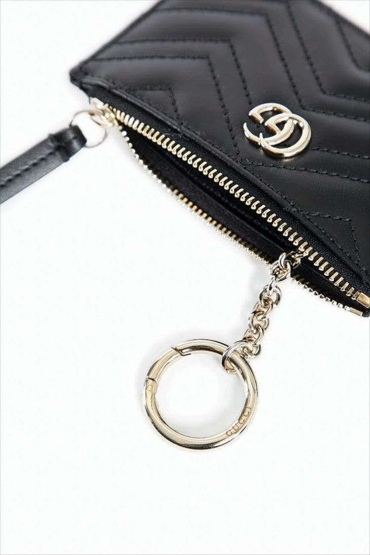 Rectangular Leather Keyring Pouch