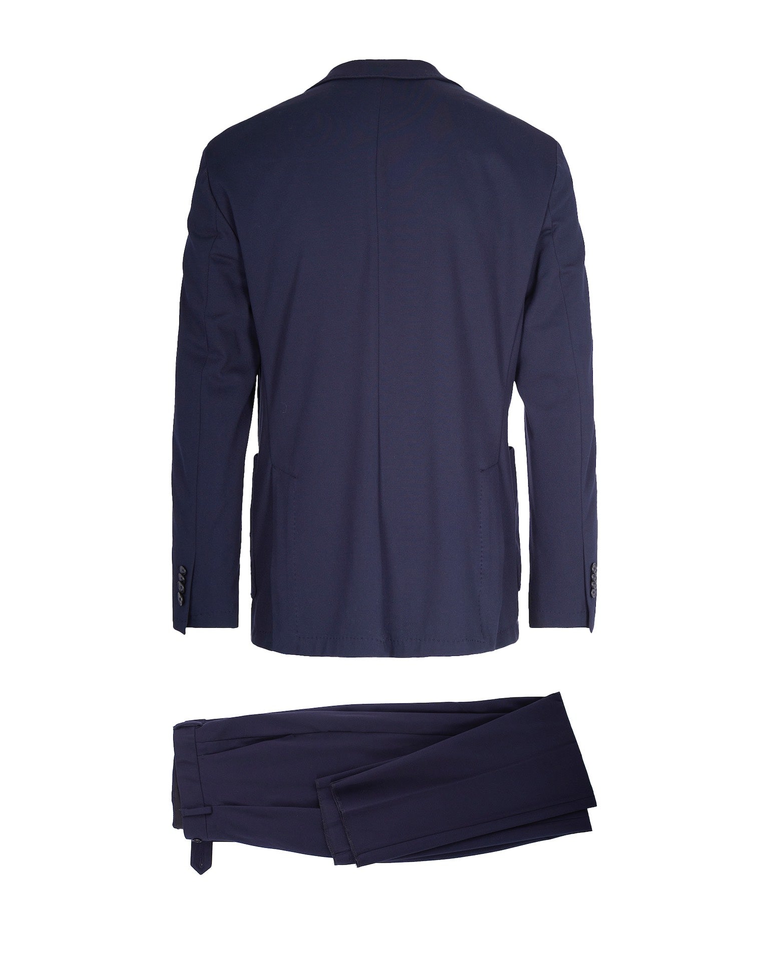 Single-Breasted Blue Suit