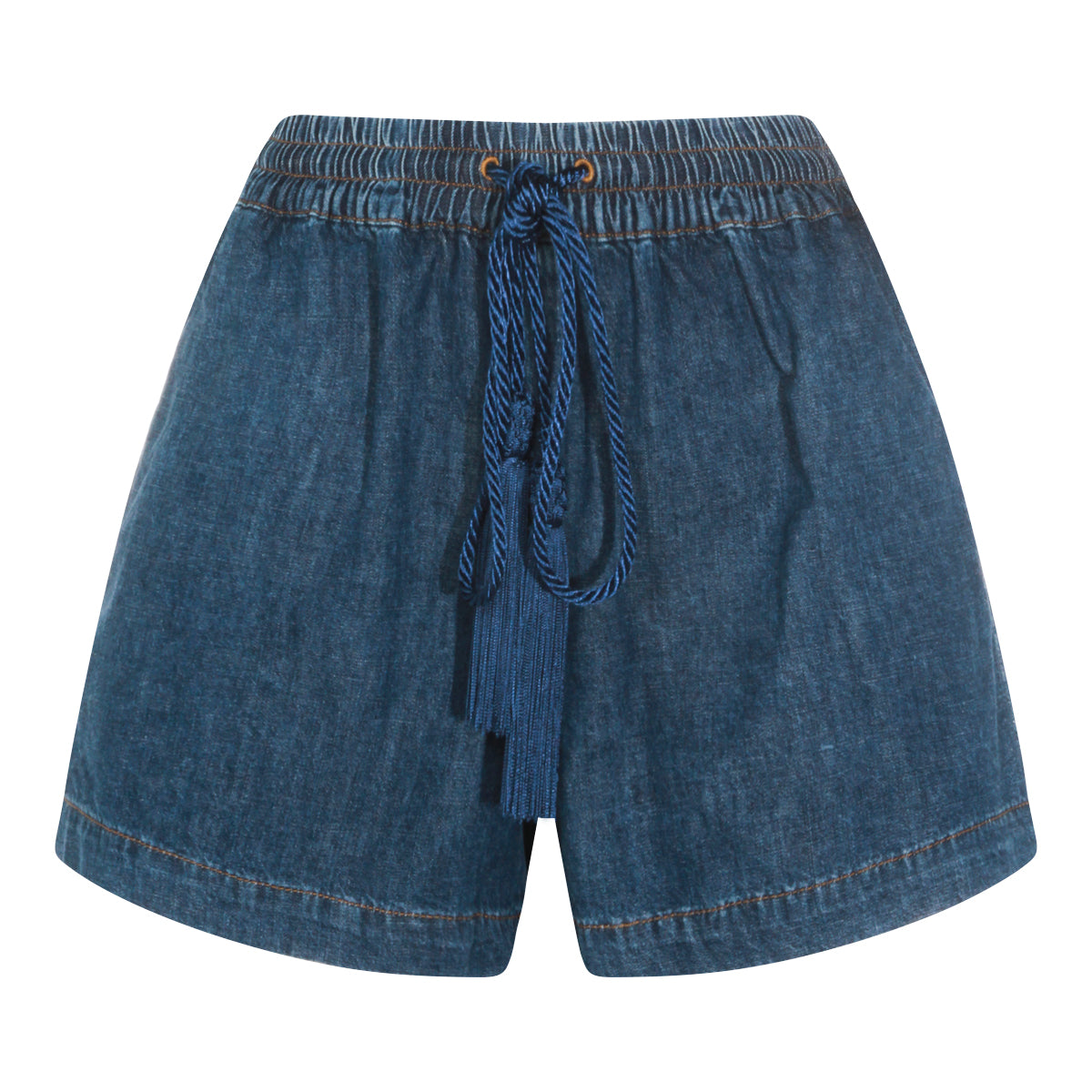 Denim Shorts With Relaxed Fit