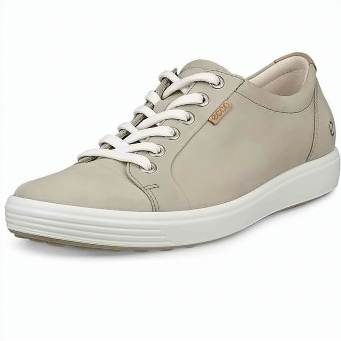 Minimalist Leather Sneakers with Textured Grip