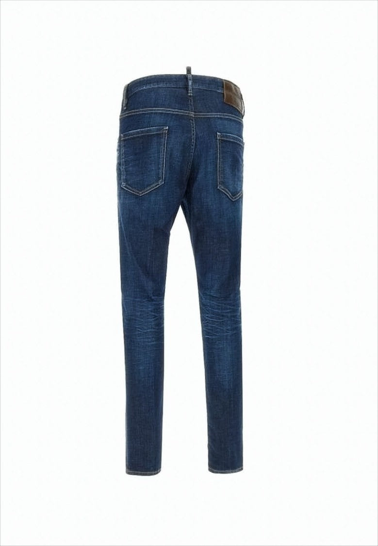Slim-Fit Denim Pants