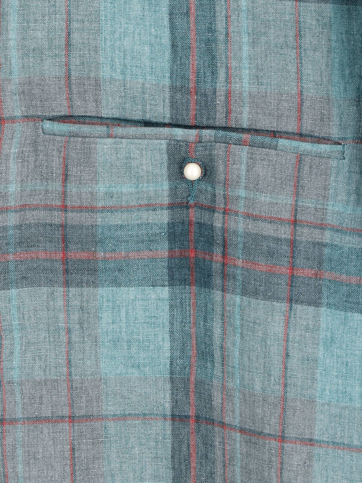 Blue Plaid Relaxed Fit Button-Down Shirt