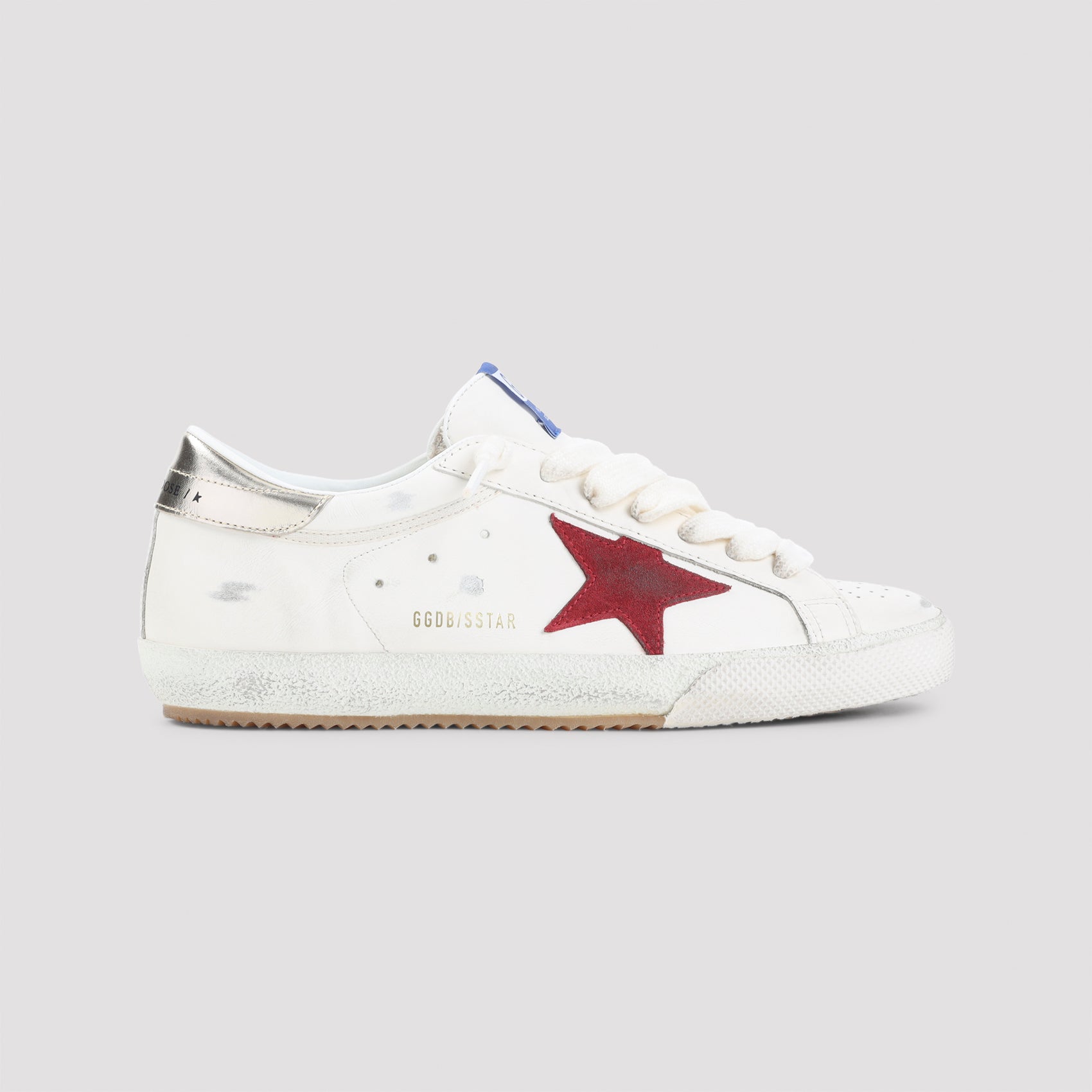 Low-Top Sneakers with Bold Red Star