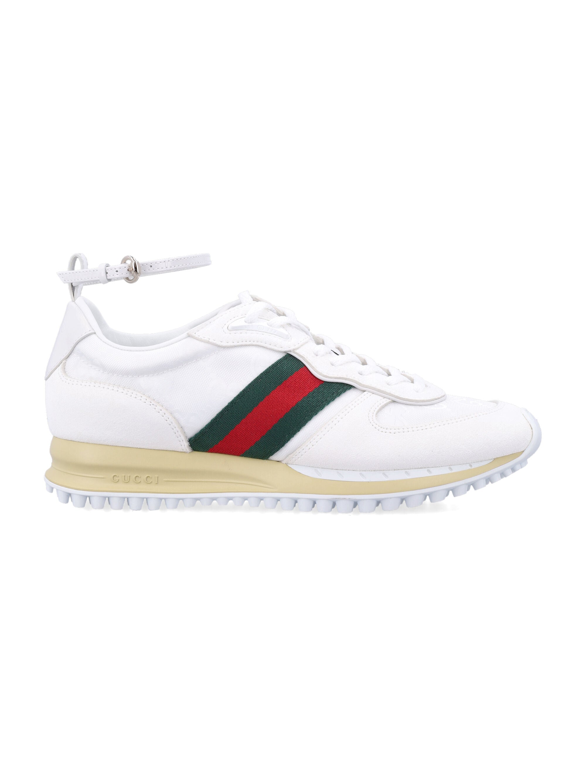 Re-Motion White Gg Nylon Women’S Trainer