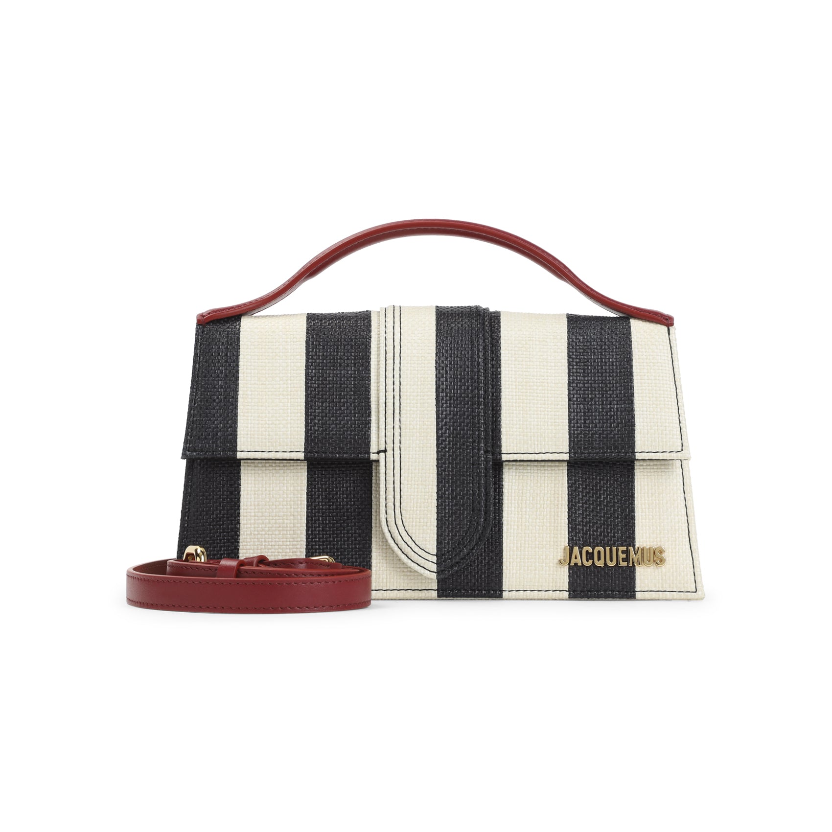 Textured Stripe Shoulder Bag
