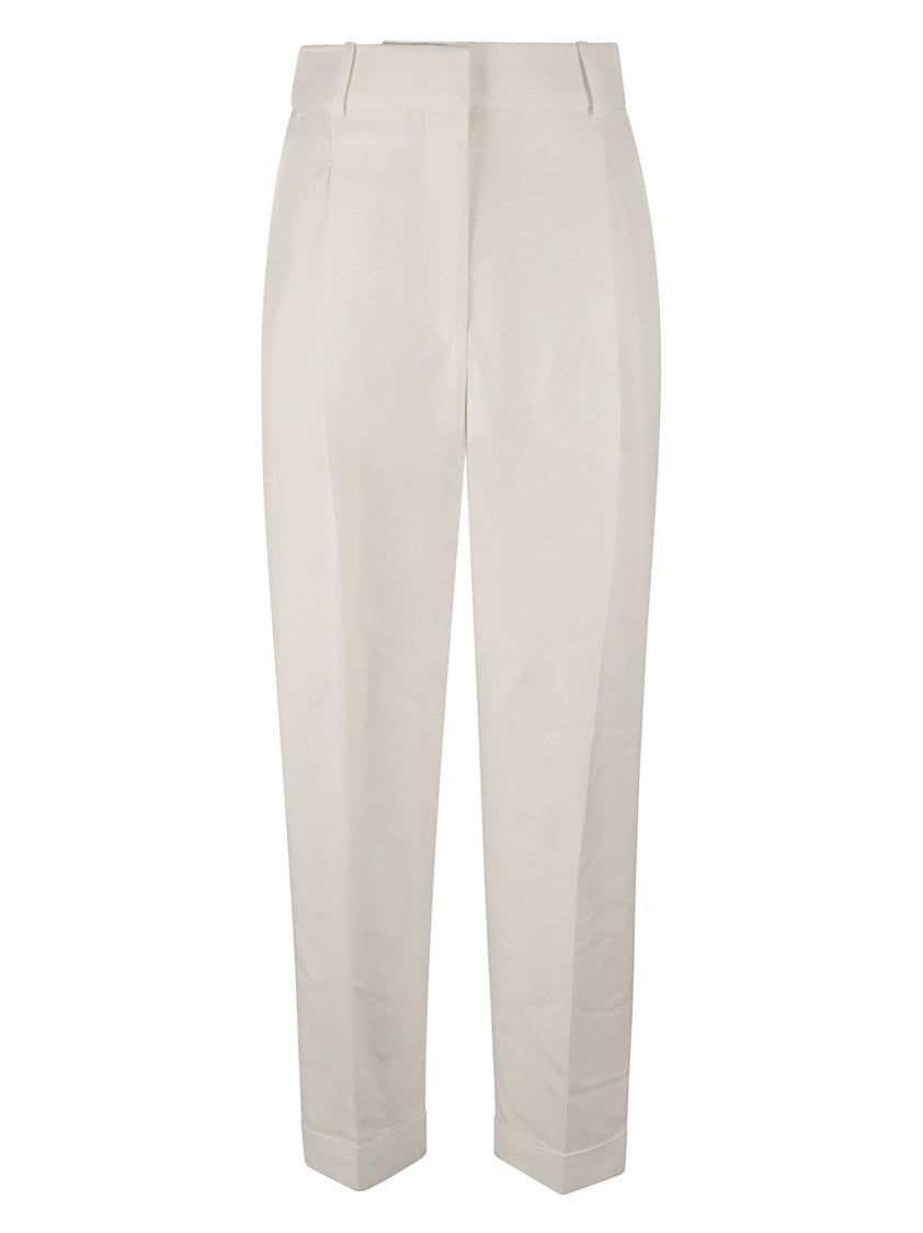 Tailored High-Waist Trousers With Silhouette