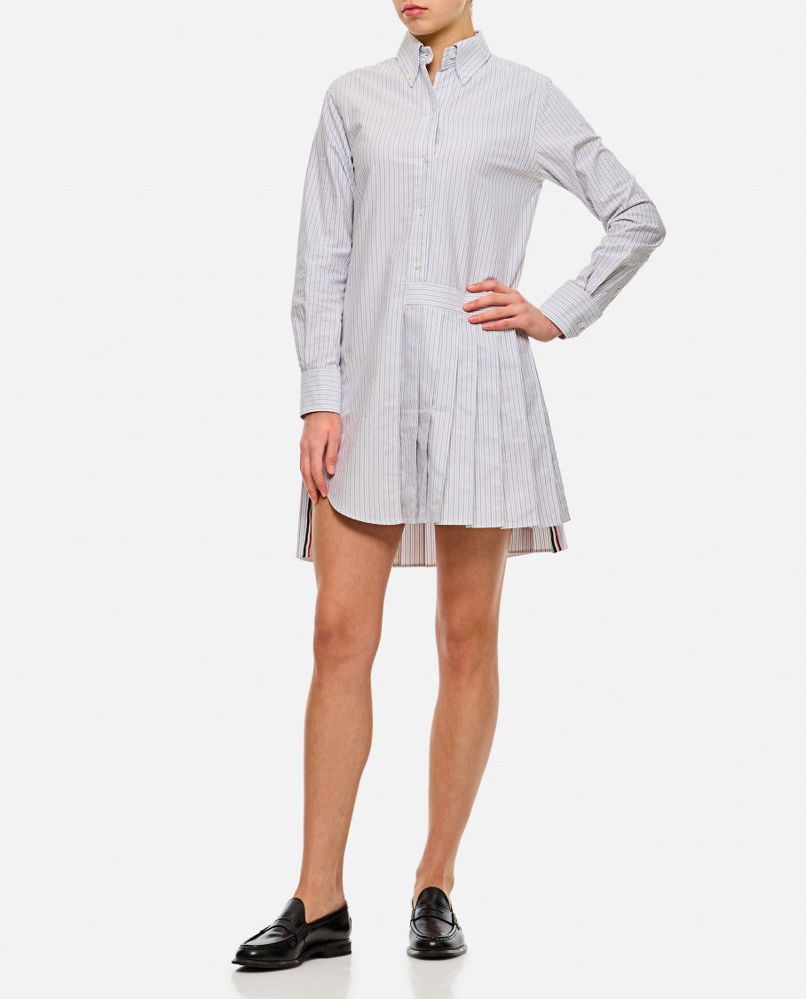 Oxford Stripe Oversized Shirtdress