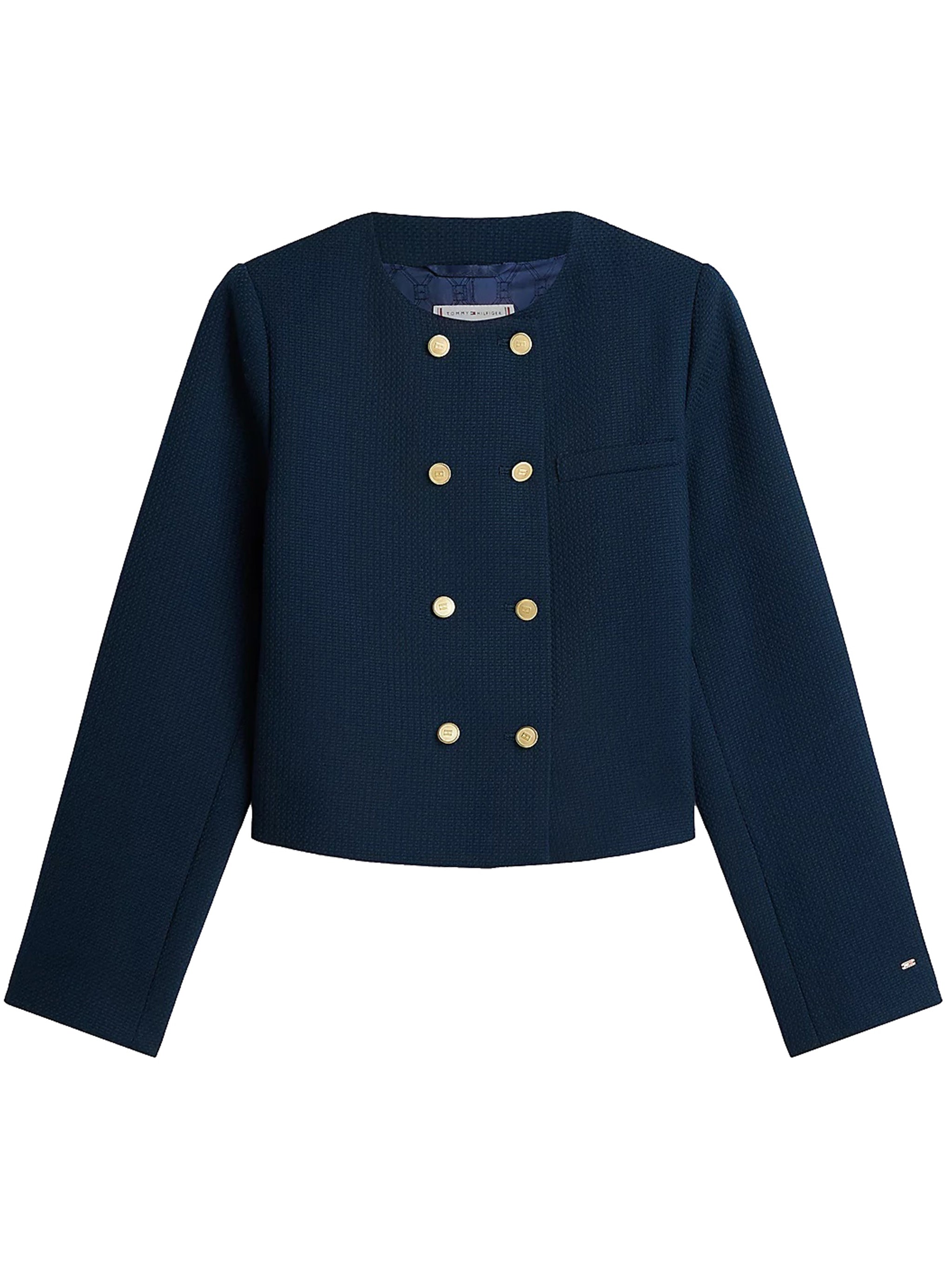 Tommy Hilfiger Cropped Textured Lady Jacket