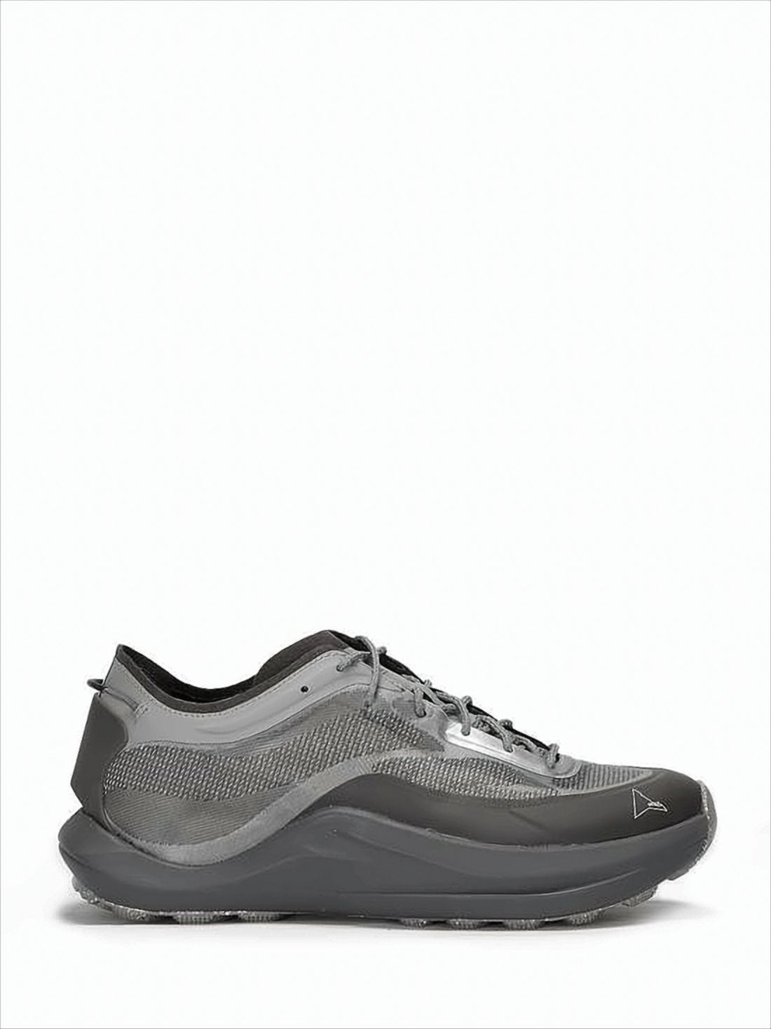 Streamlined Grey Sneakers With Cushioned Sole