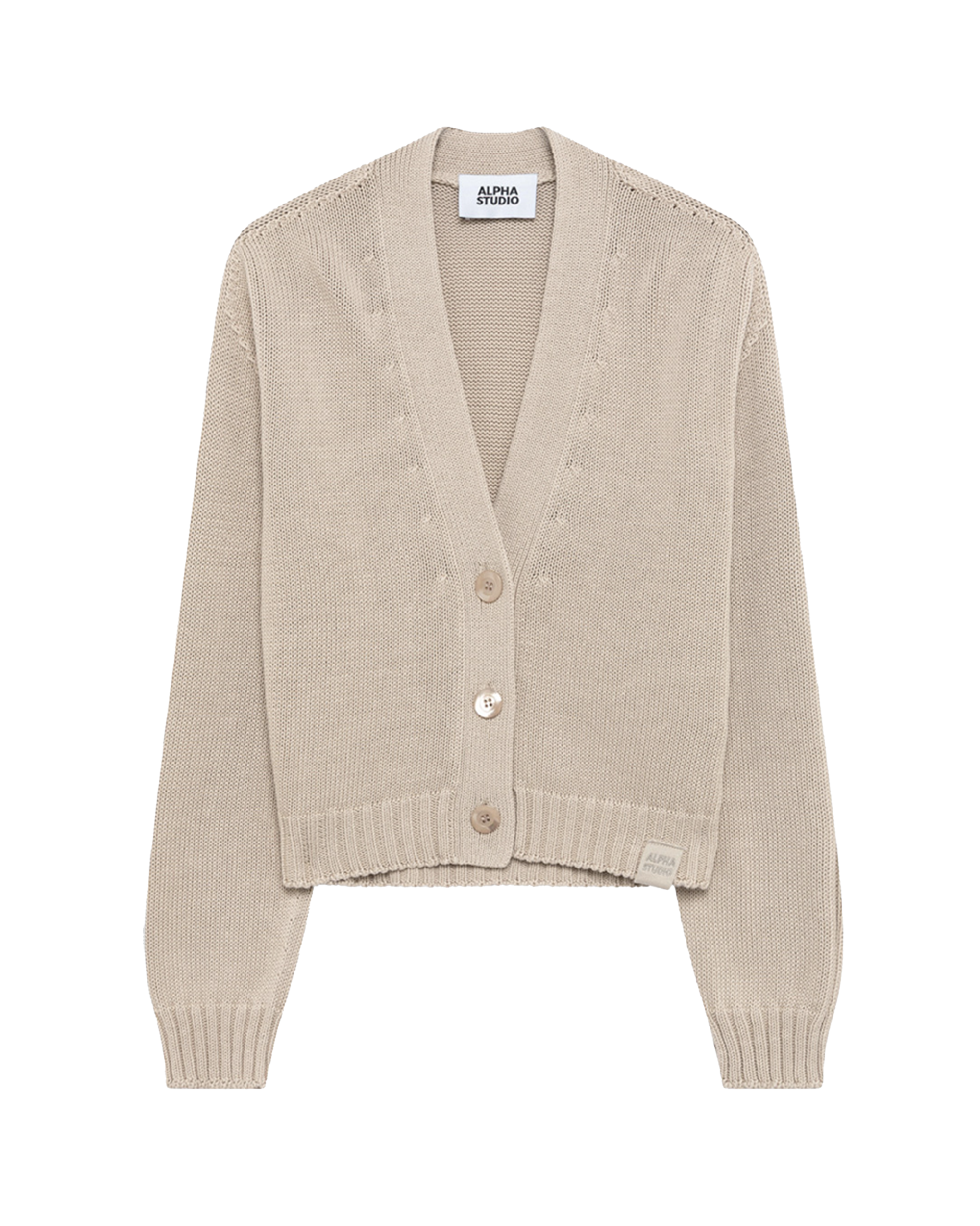 Boxy Integral Rope Cardigan